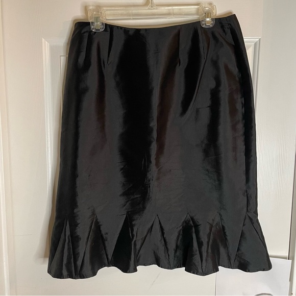 Allen by A.B.S. Blue Suit Jacket and Black Skirt Size 12 old money career - Picture 12 of 13